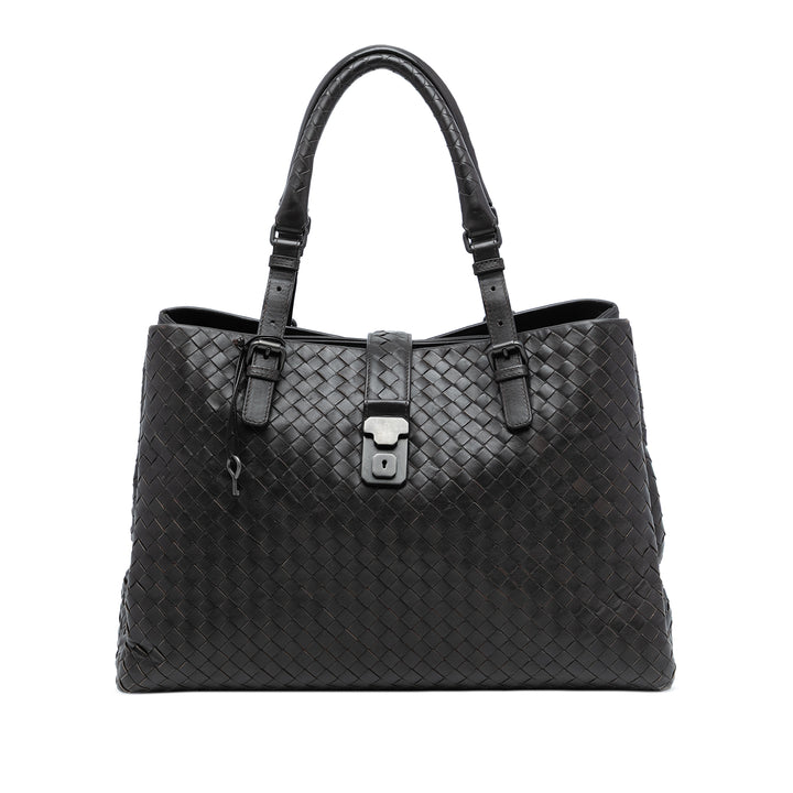 Bottega Veneta Medium Nappa Intrecciato Roma Cabas