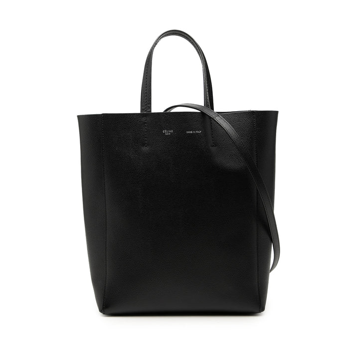 Celine Small Cuir de veau grainé Cabas vertical Cabas