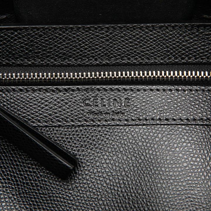 Celine Small Cuir de veau grainé Cabas vertical Cabas