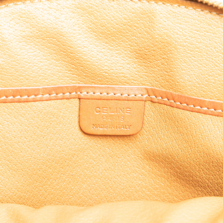 Mini Macadam Coated Canvas Dome Satchel Brown - Gaby Paris