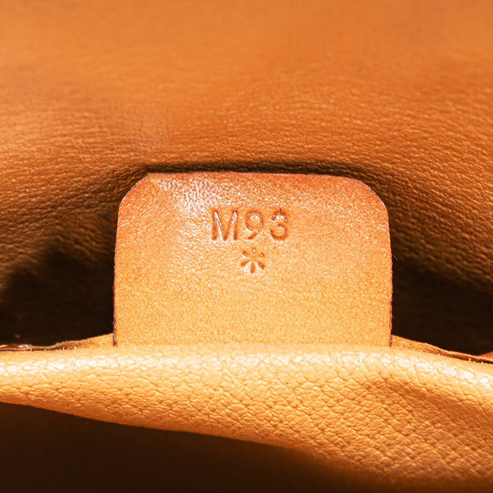 Mini Macadam Coated Canvas Dome Satchel Brown - Gaby Paris