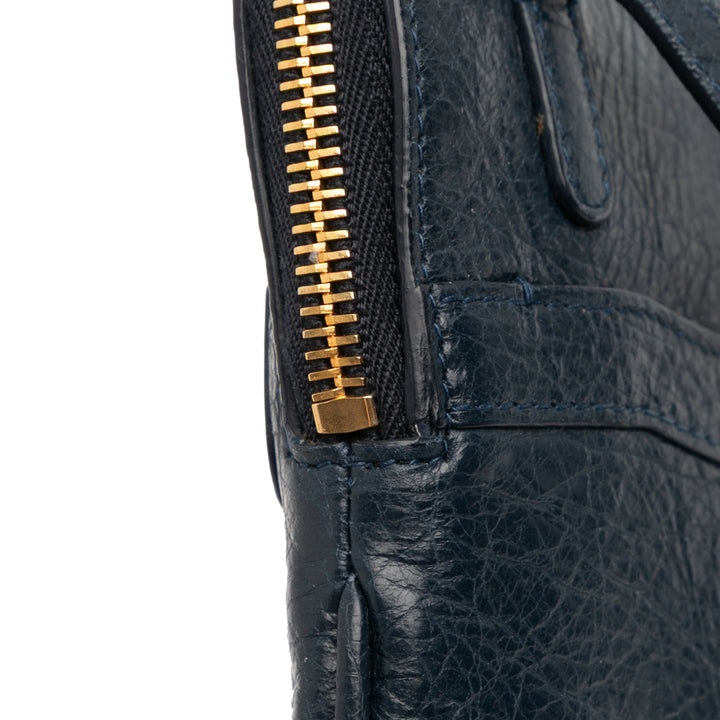 Balenciaga Cuir d’agneau Motocross Classic Phone Holder Sac