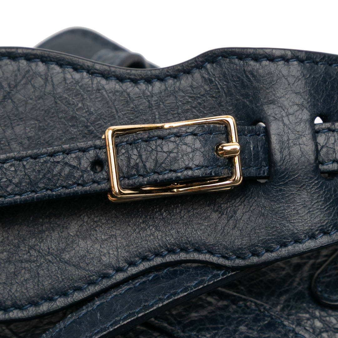 Balenciaga Cuir d’agneau Motocross Classic Phone Holder Sac