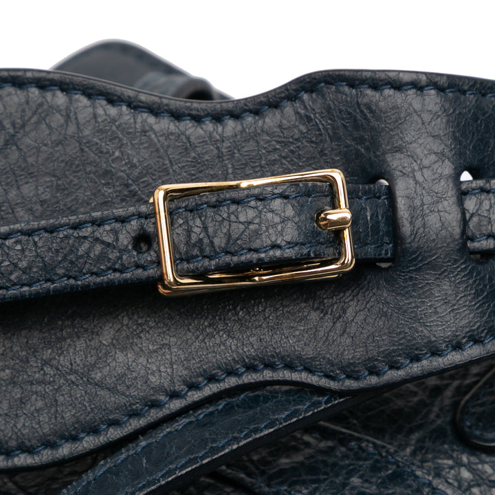 Balenciaga Cuir d’agneau Motocross Classic Phone Holder Sac
