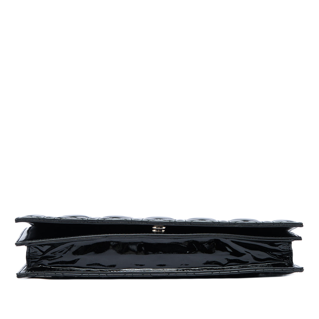 Dior Pochette Cannage Lady Dior avec chaîne Noir – vue 3 – GABY PARIS