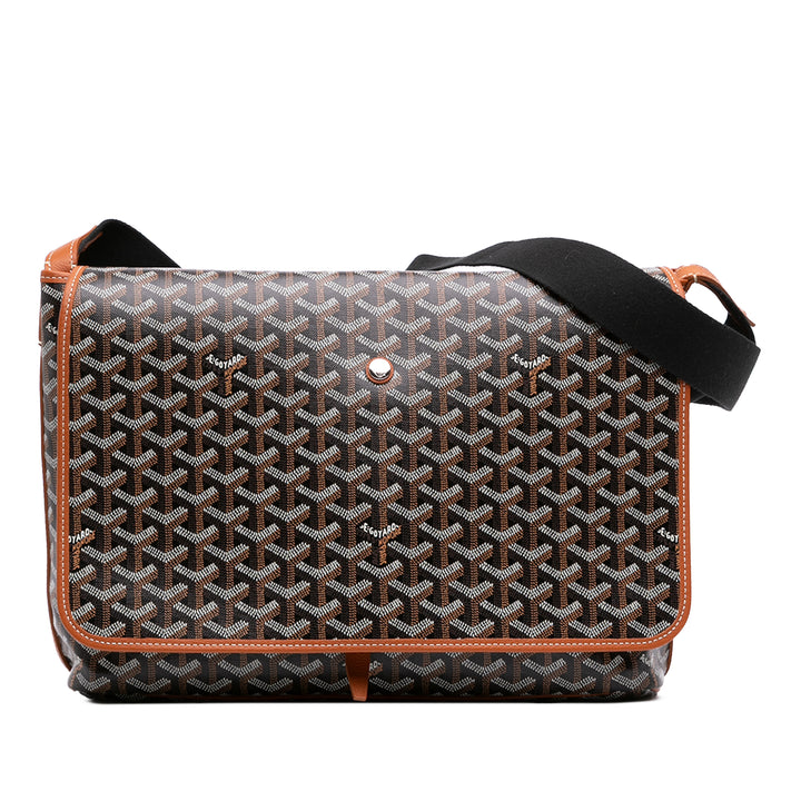 Capetien Sac Messenger MM Goyardine Noir