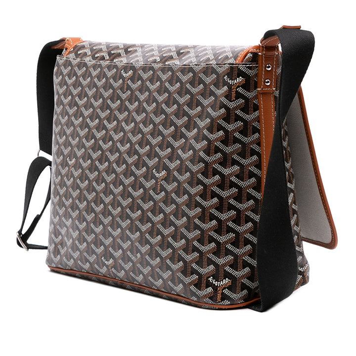 Capetien Sac Messenger MM Goyardine Noir