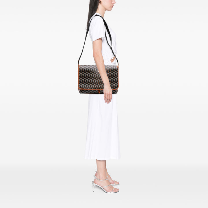 Capetien Sac Messenger MM Goyardine Noir