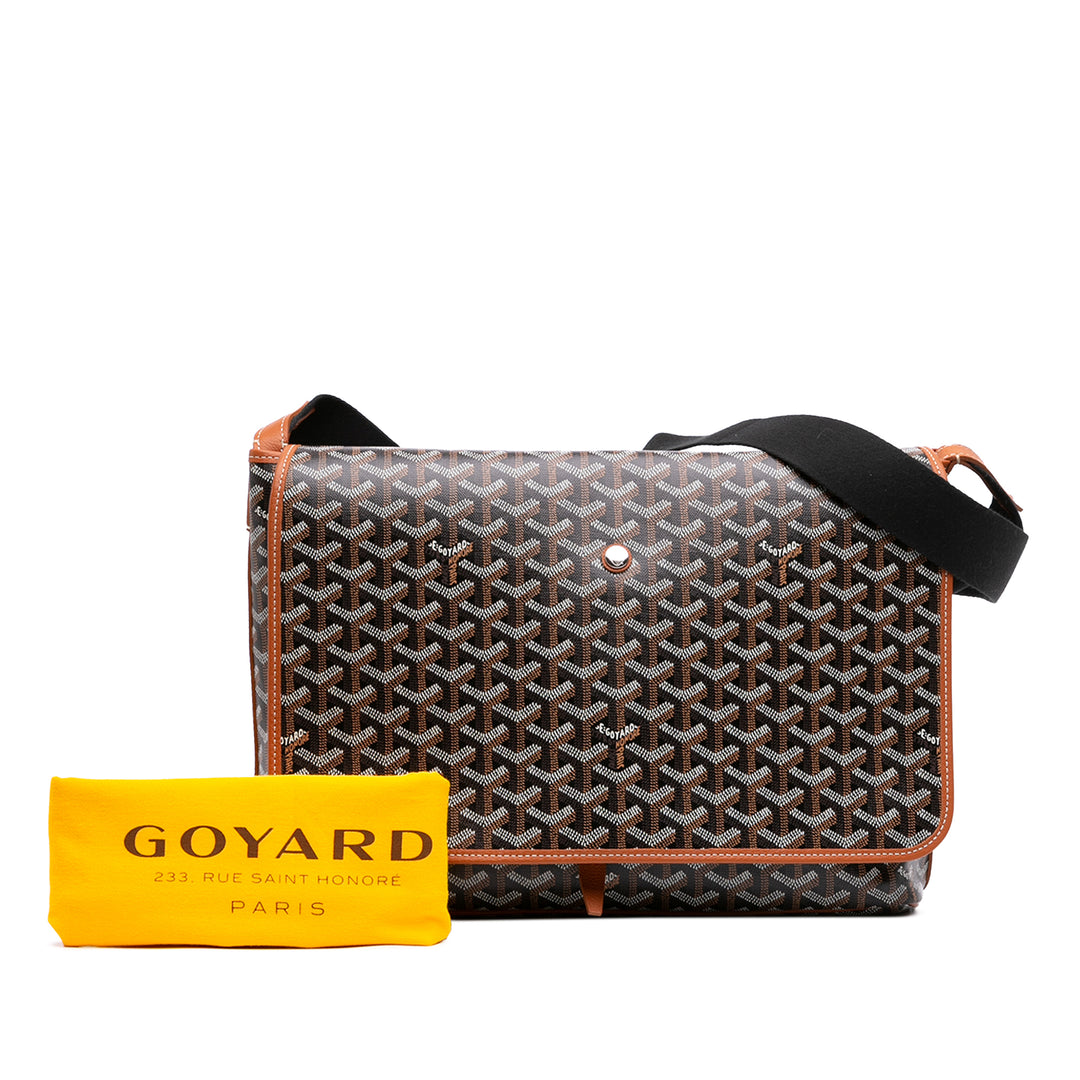 Capetien Sac Messenger MM Goyardine Noir