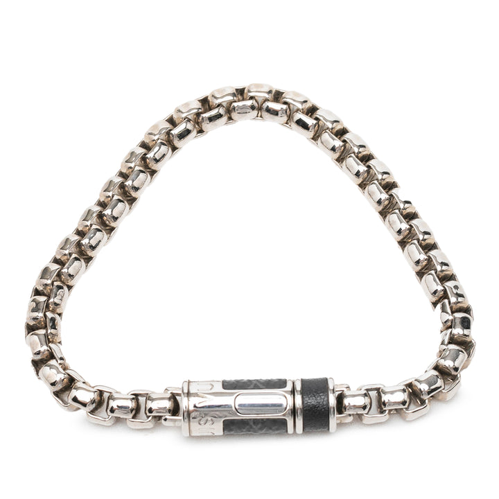 Brass Chaîne Bracelet Monogram Eclipse Argenté