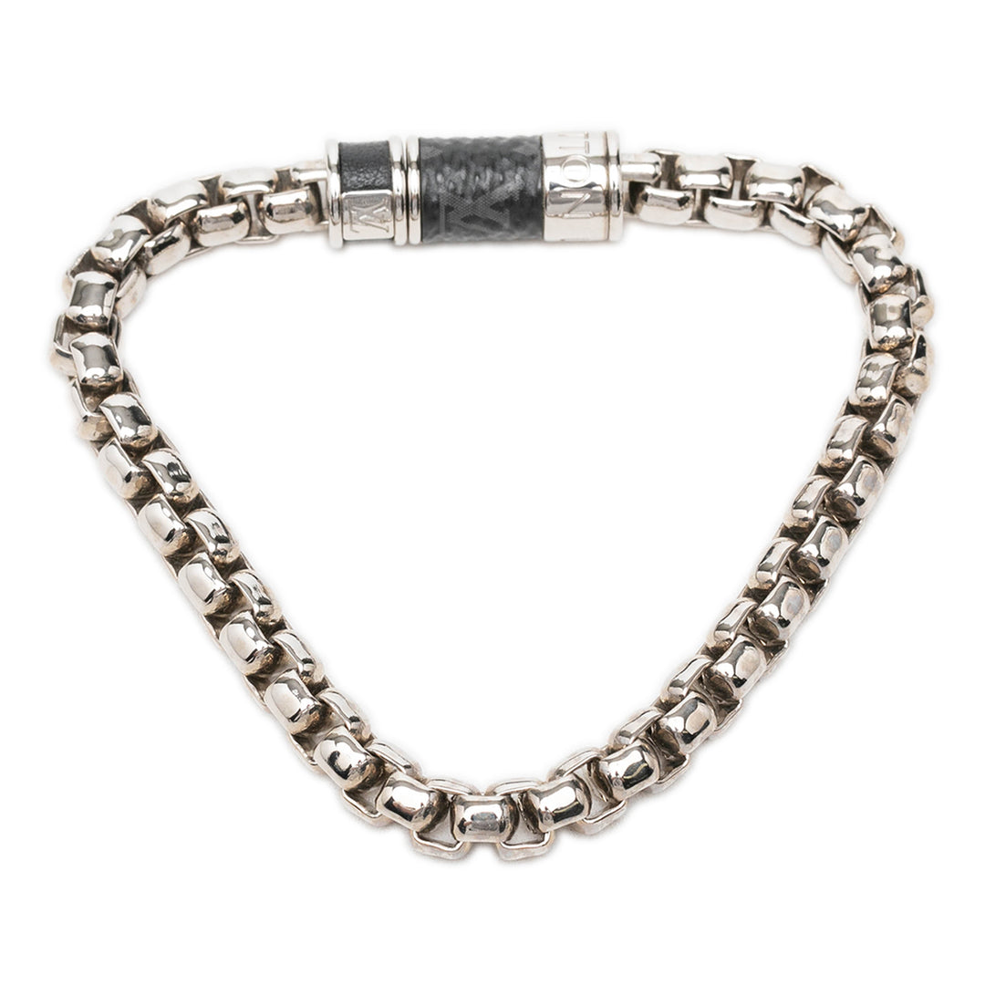 Brass Chaîne Bracelet Monogram Eclipse Argenté
