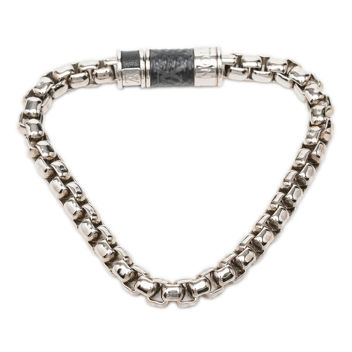 Brass Chaîne Bracelet Monogram Eclipse Argenté