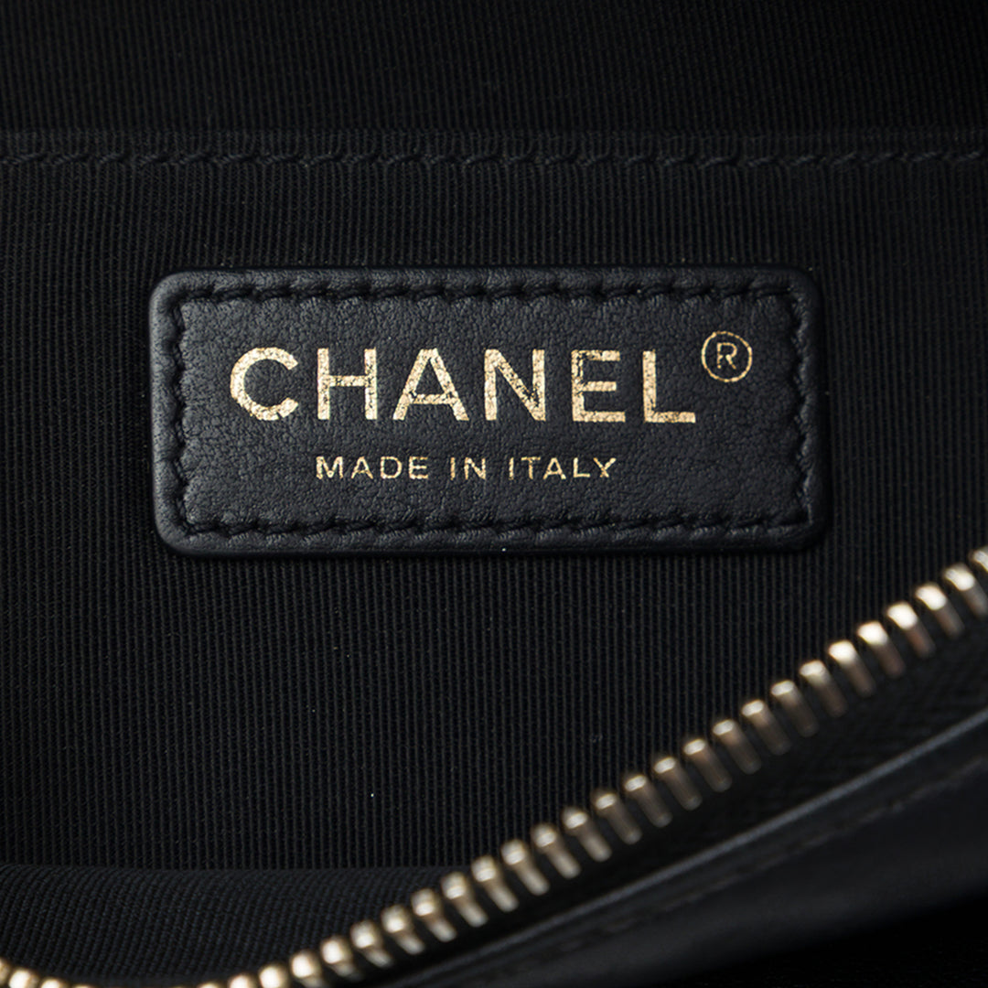 Chanel Matelassé Classic Bi Waist Sac Cuir d'agneau Noir – vue 5 – GABY PARIS