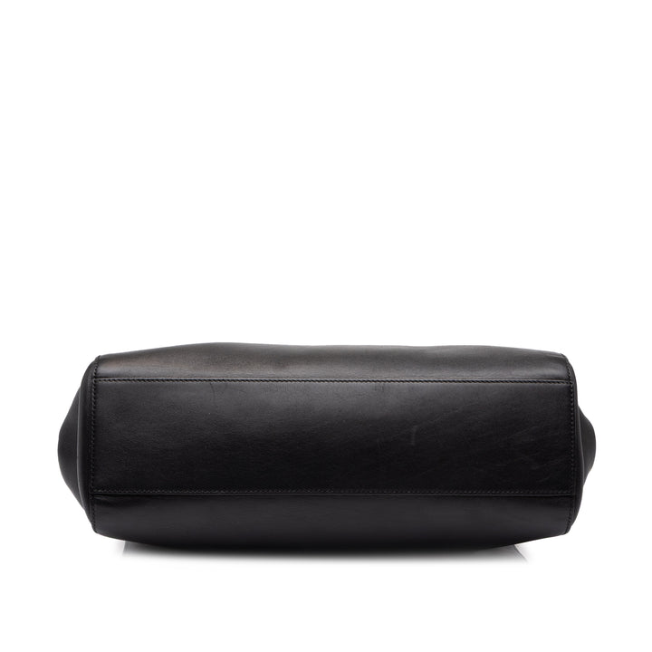 Gucci Bamboo Nymphaea Sac Moyen Noir – vue 3 – GABY PARIS