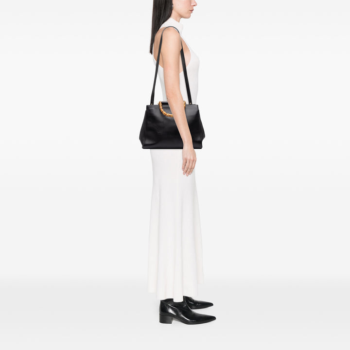 Gucci Bamboo Nymphaea Sac Moyen Noir – vue 8 – GABY PARIS