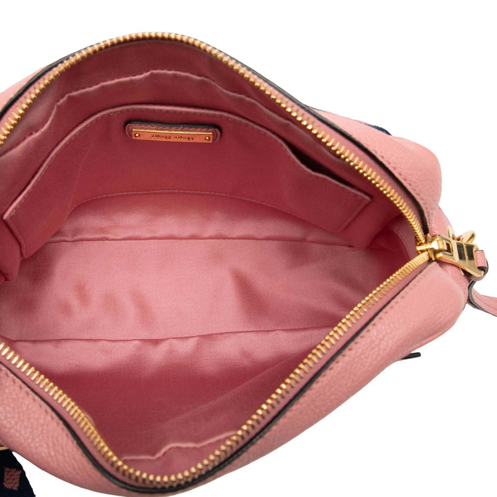 Madras Sac caméra Cuir de chèvre Rose