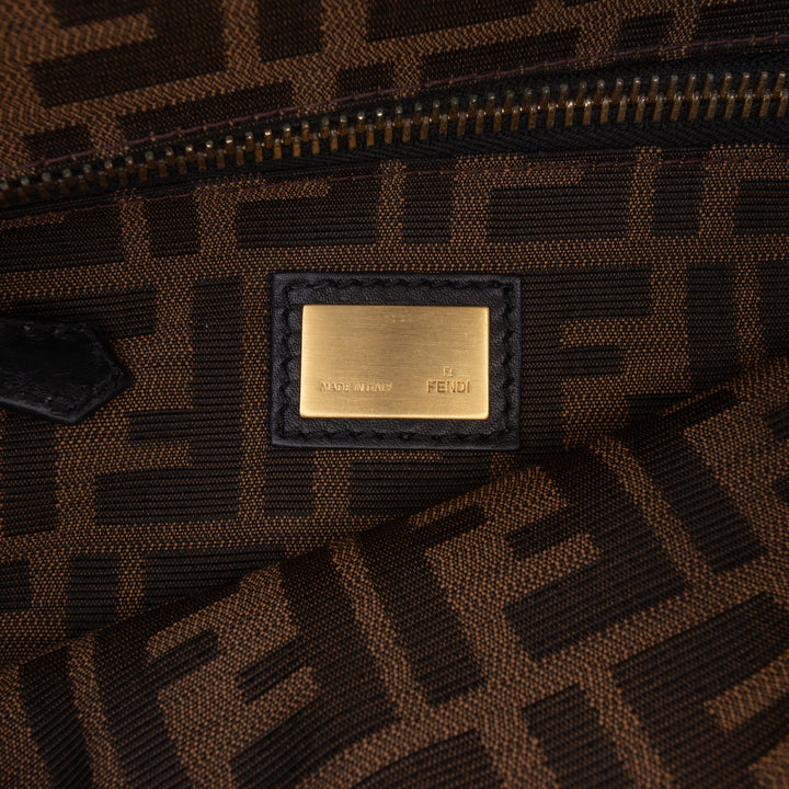 Peekaboo Iconic Sac Grand Cuir de chèvre Noir
