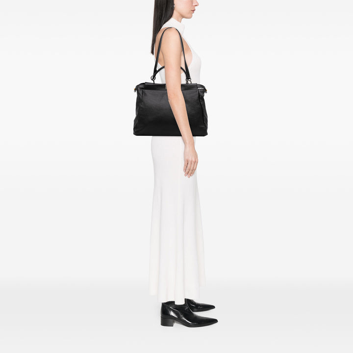Peekaboo Iconic Sac Grand Cuir de chèvre Noir