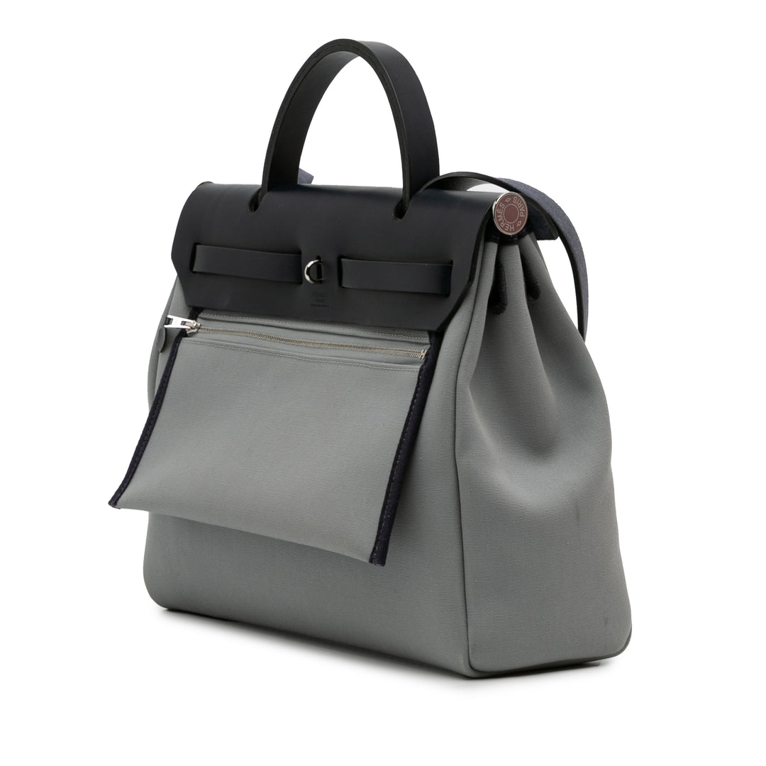 Hermès Toile Herbag Zip 31 Gris