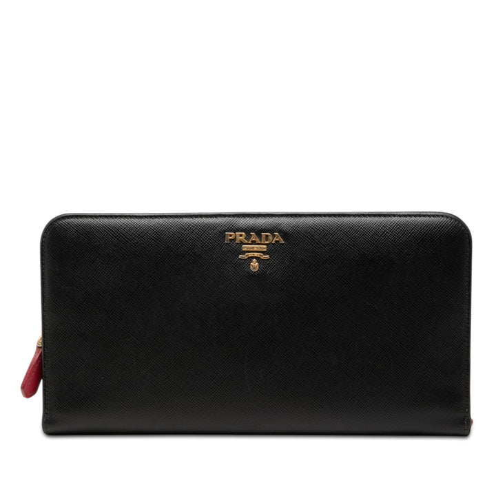 Prada Saffiano Portefeuille long zippé