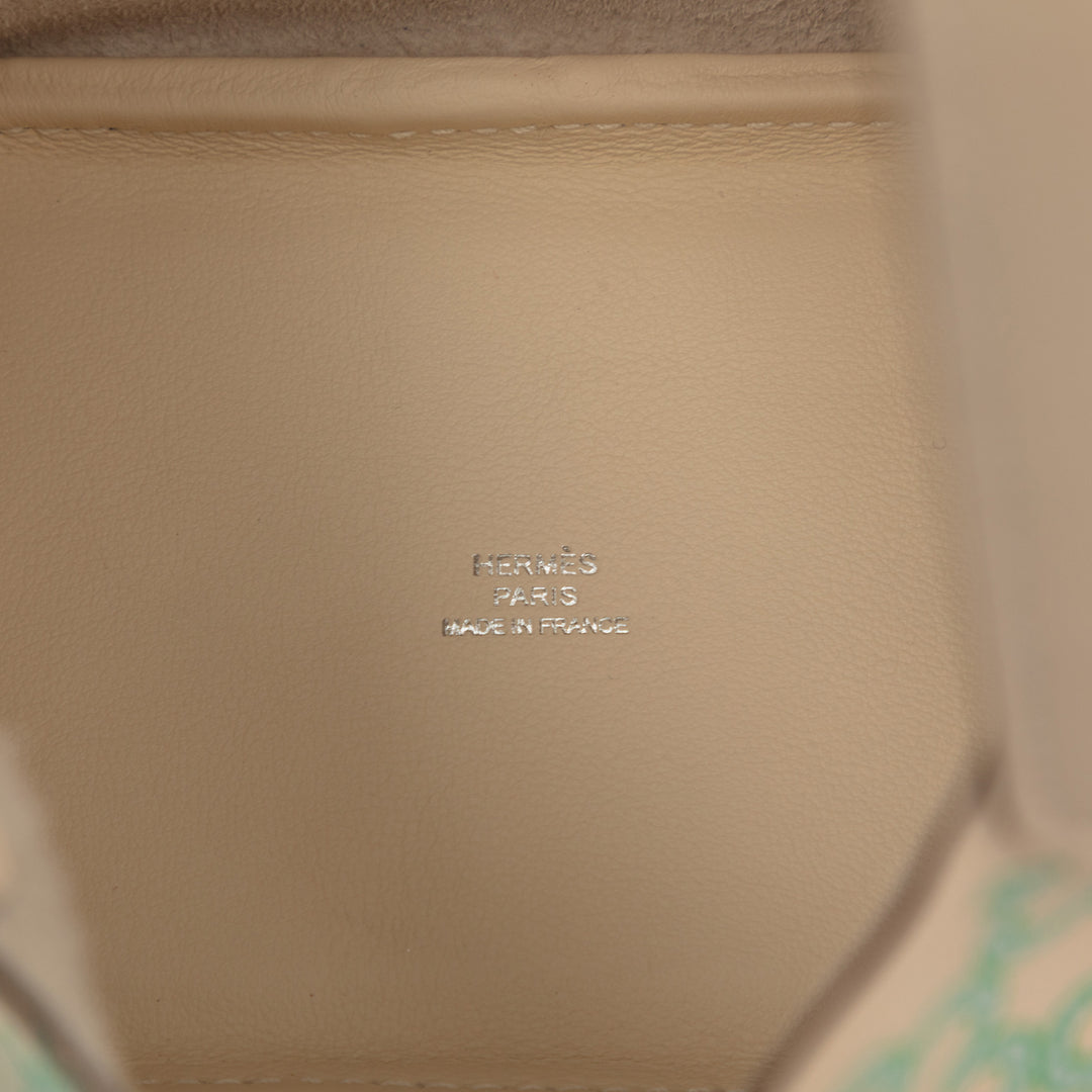 Hermès Lucky Daisy Picotin Lock 14 Micro Cuir Swift