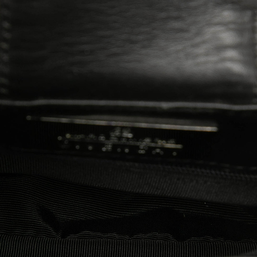 Givenchy Texturé Logo Sac Mini Cuir de veau Noir – vue 4 – GABY PARIS