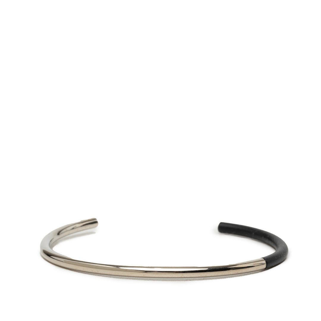 Dior Palladium plaqué et Cuff Bracelet Noir – vue principale – GABY PARIS