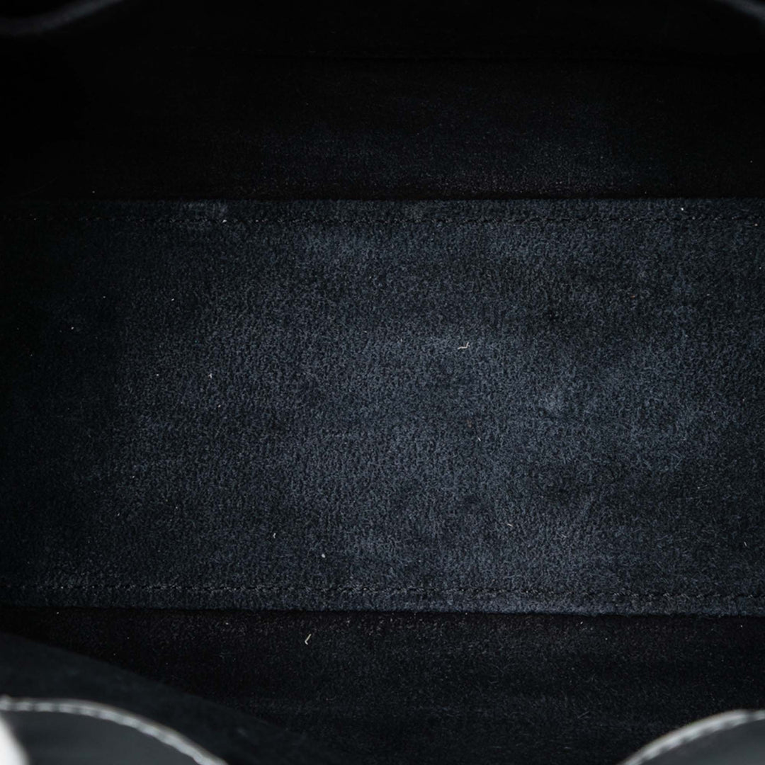 Saint Laurent Nano Metallic froissé Cuir de veau Supple Sac De Jour Sac