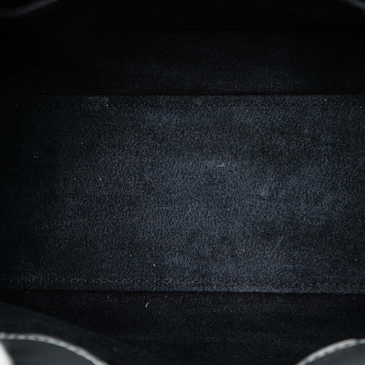 Saint Laurent Nano Metallic froissé Cuir de veau Supple Sac De Jour Sac