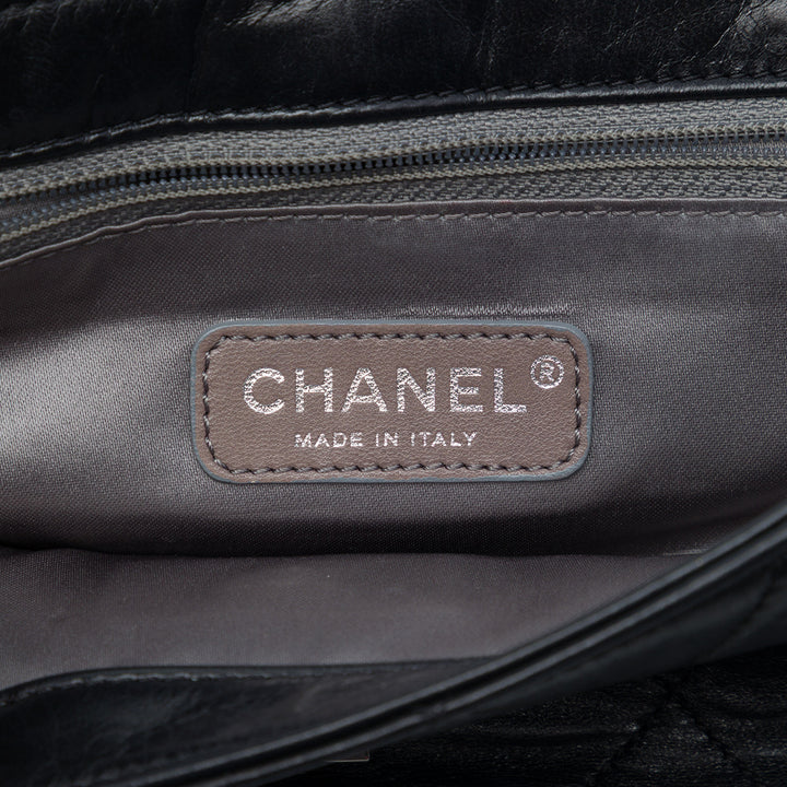 Chanel Matelassé East West Mademoiselle à rabat Cuir d'agneau Noir – vue 5 – GABY PARIS