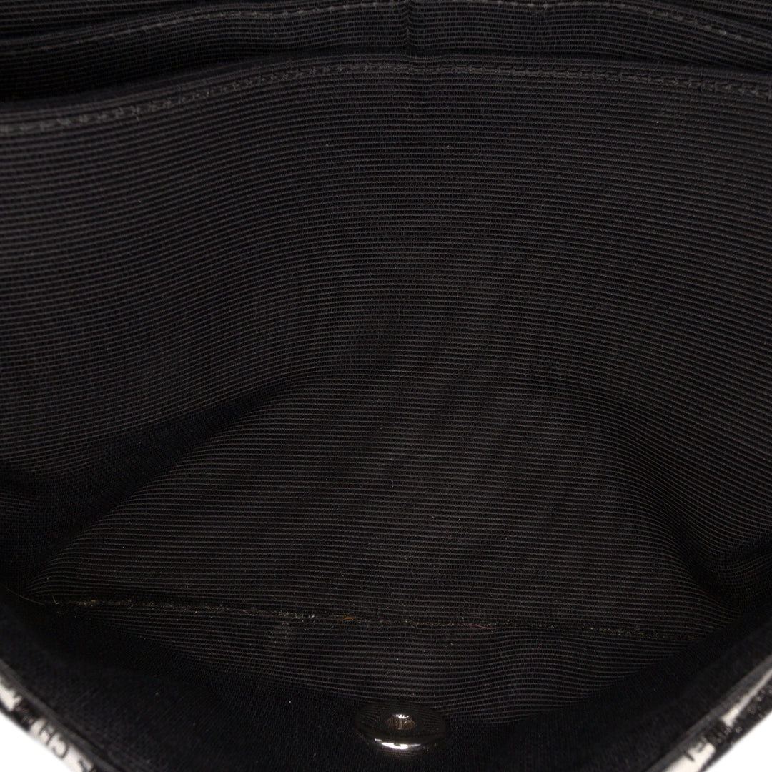 Chanel Medium Classic Tweed et Ribbon Logo Double rabat