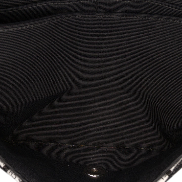 Chanel Medium Classic Tweed et Ribbon Logo Double rabat