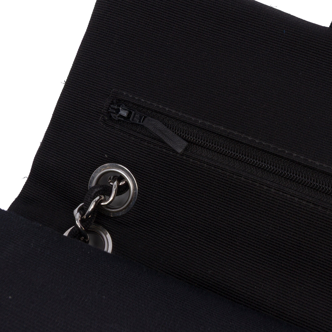 Chanel Medium Classic Tweed et Ribbon Logo Double rabat
