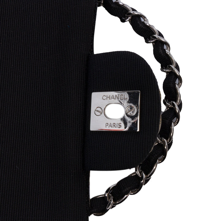 Chanel Medium Classic Tweed et Ribbon Logo Double rabat