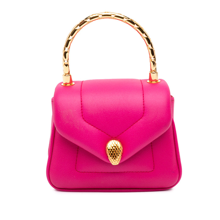 Bvlgari Serpenti Reverse sac à Micro Cuir de veau