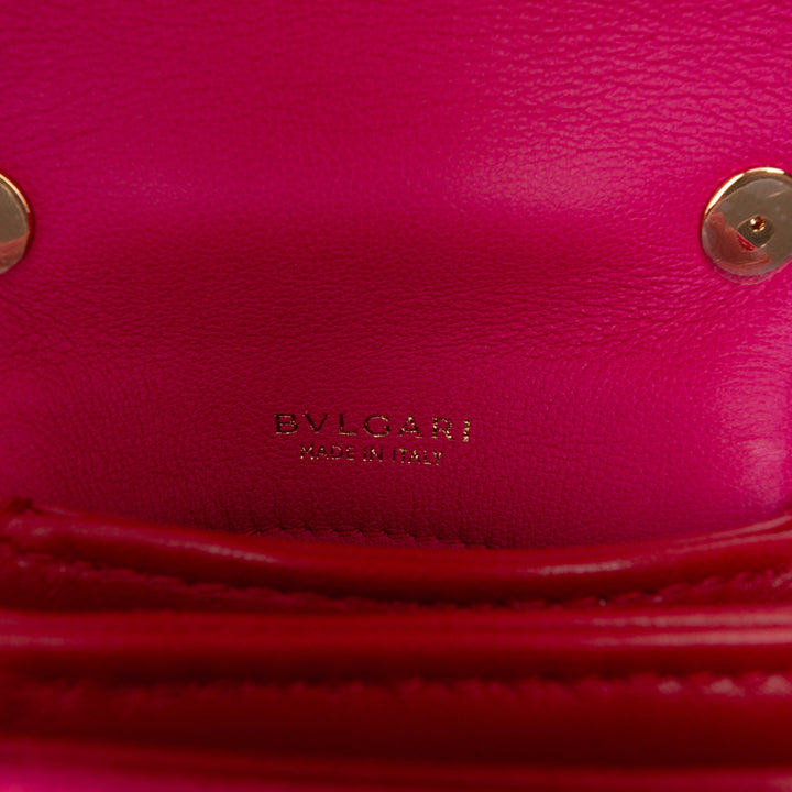Bvlgari Serpenti Reverse sac à Micro Cuir de veau