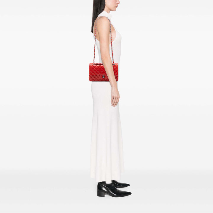 Chanel Medium Classic Cuir d’agneau Double rabat