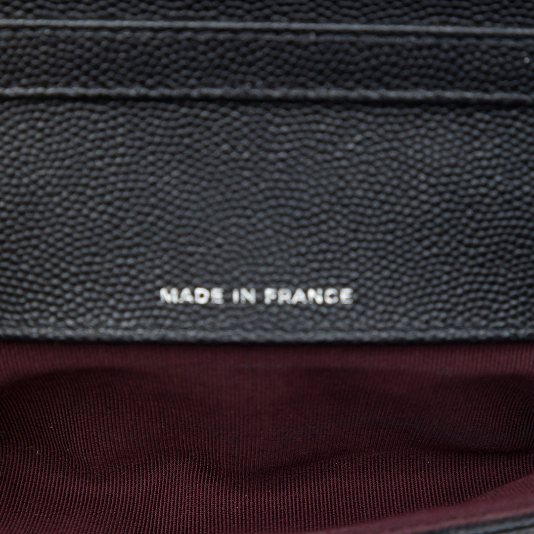 Chanel CC Matelassé Sunglasses Étui avec chaîne Cuir caviar Noir – vue 4 – GABY PARIS