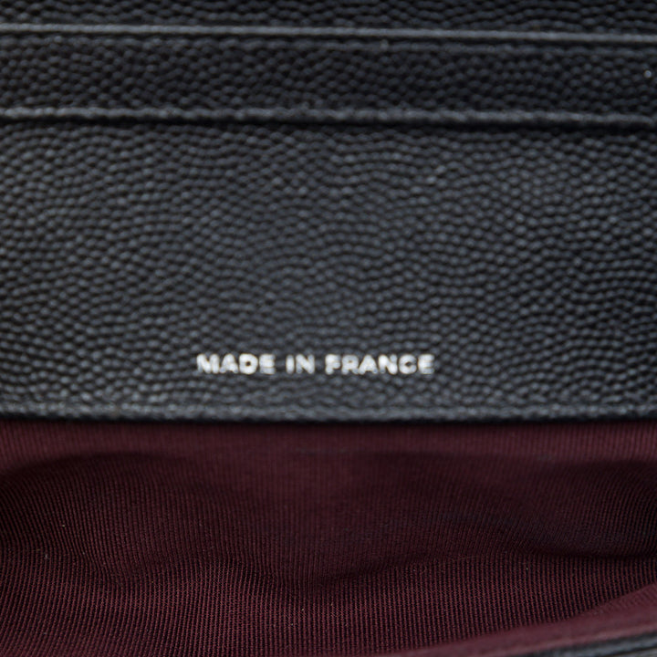 Chanel CC Matelassé Sunglasses Étui avec chaîne Cuir caviar Noir – vue 4 – GABY PARIS