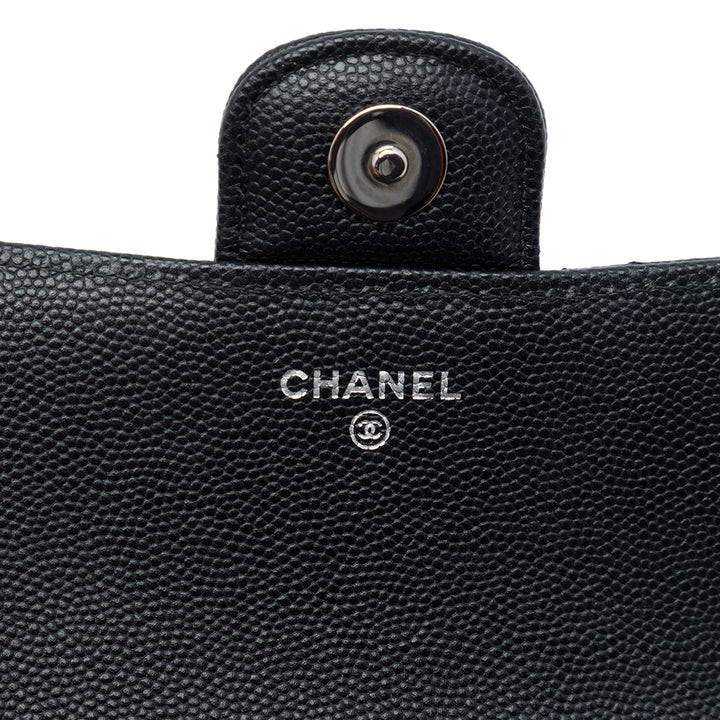 Chanel CC Matelassé Sunglasses Étui avec chaîne Cuir caviar Noir – vue 5 – GABY PARIS