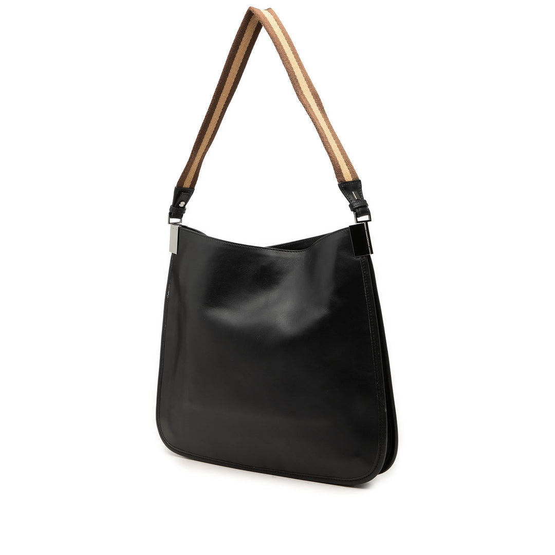 Gucci Web Sac Cuir de veau Noir – vue 2 – GABY PARIS