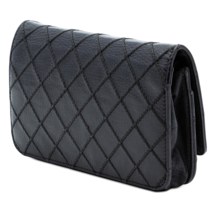 Chanel CC Cuir d’agneau Wild Stitch Wallet on Chain