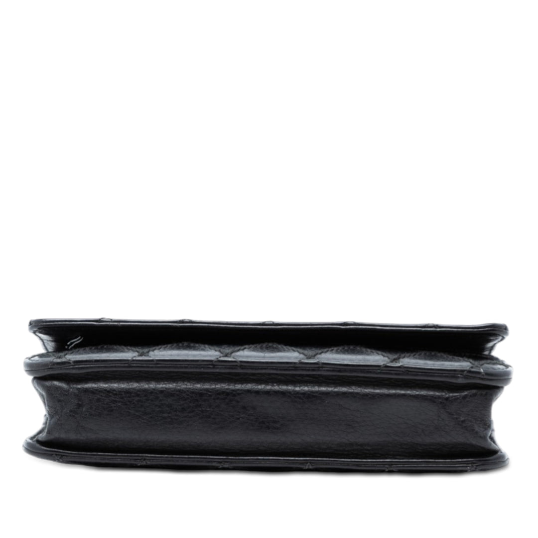 Chanel CC Cuir d’agneau Wild Stitch Wallet on Chain