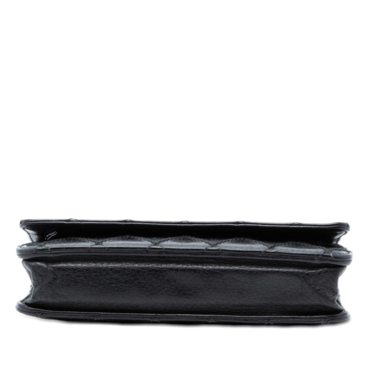 Chanel CC Cuir d’agneau Wild Stitch Wallet on Chain