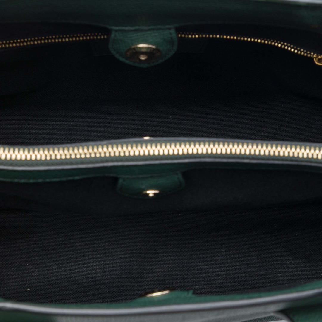 Burberry House Check Banner Sac Moyen Cuir