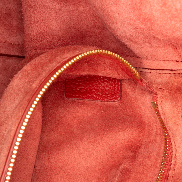 Celine Sac seau Seau Sangle Moyen Rouge – vue 6 – GABY PARIS