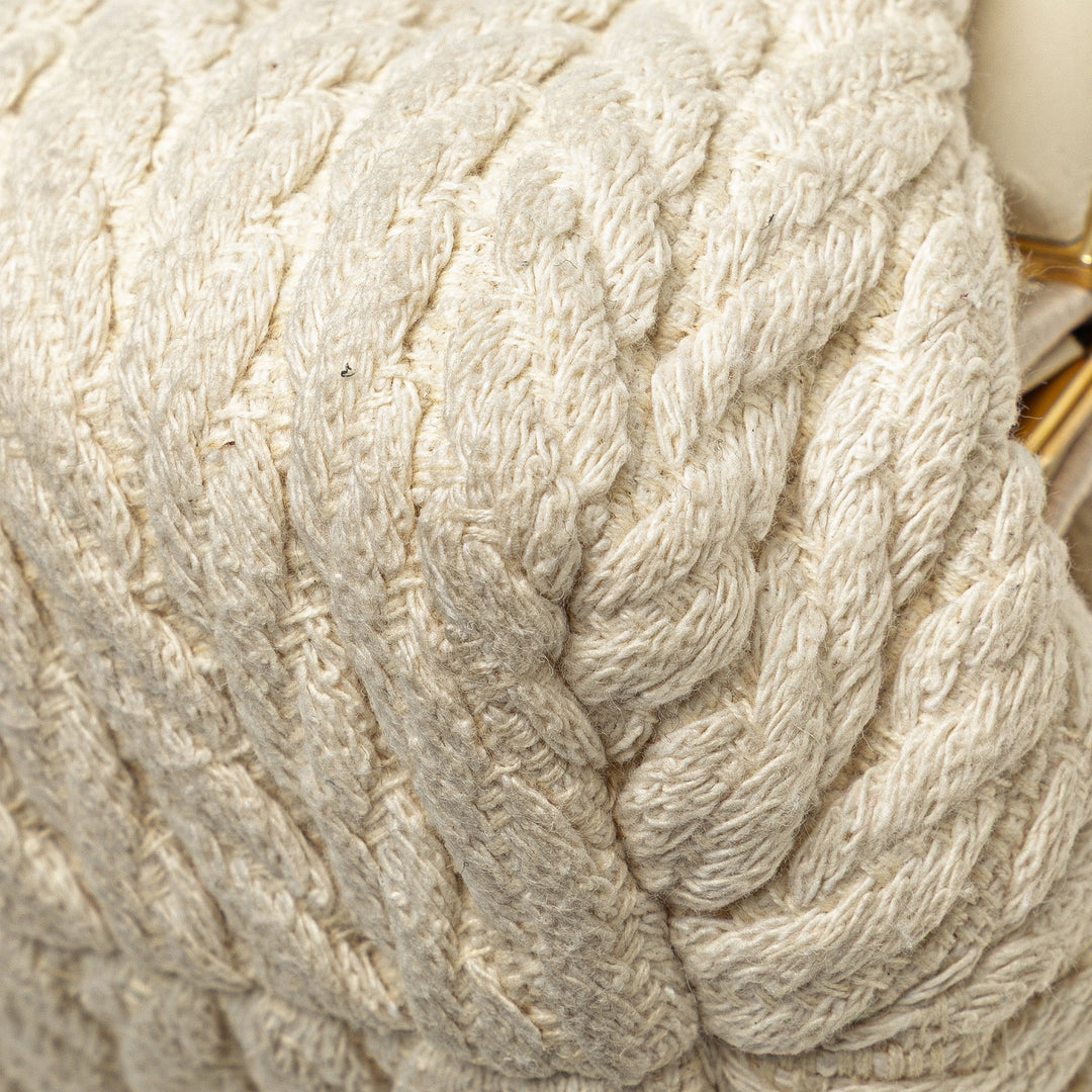 Small Knit Fendi First Crossbody Brown - Gaby Paris