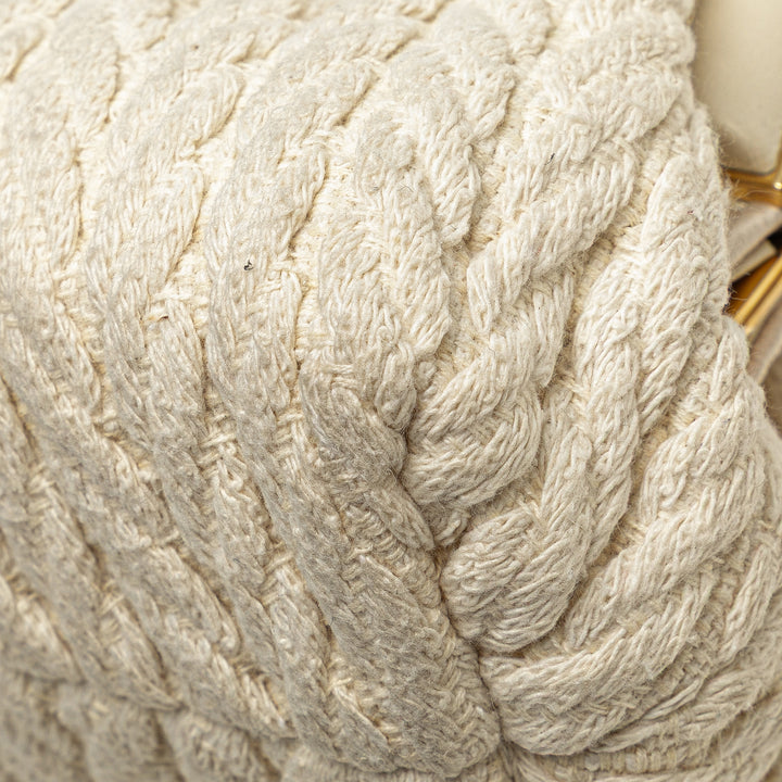 Small Knit Fendi First Crossbody Brown - Gaby Paris