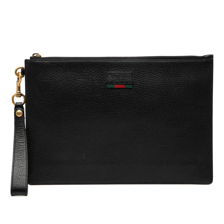Gucci Cuir Web Agora Pochette