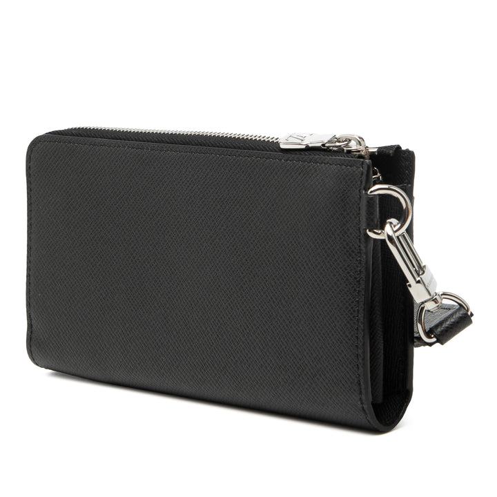 Louis Vuitton Taiga Zippy Dragonne Portefeuille